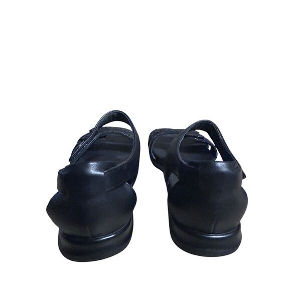 Clarks 26159103 Kylyn Strap Leather Black Dual Strappy Sandals Size 8.5 - Picture 4 of 12